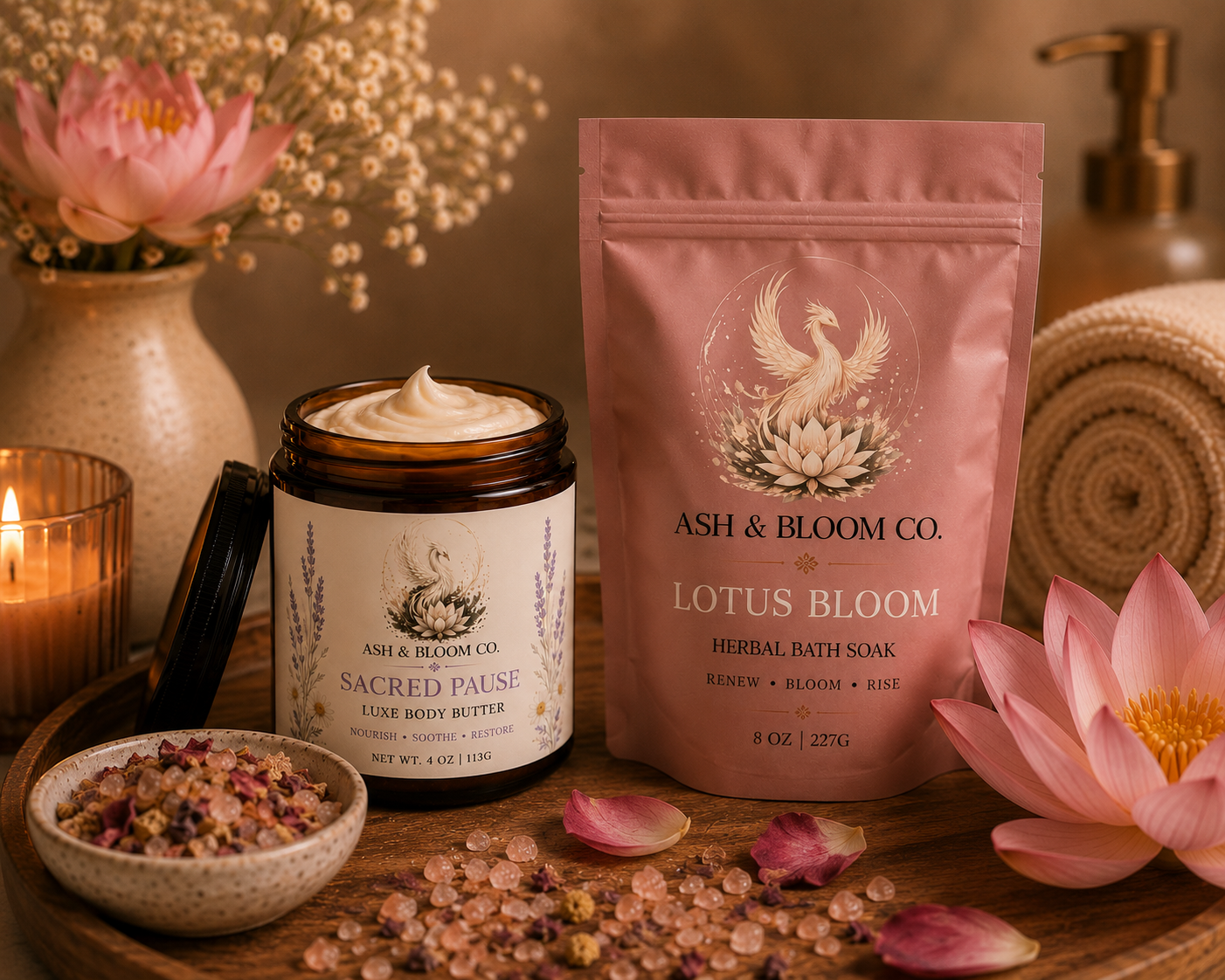 Ritual Duo – Sacred Pause • Lotus Bloom