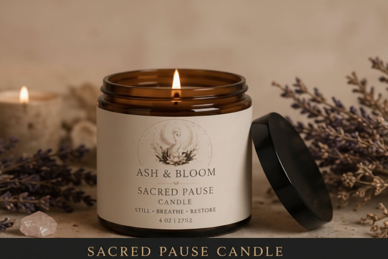 Sacred Pause Candle